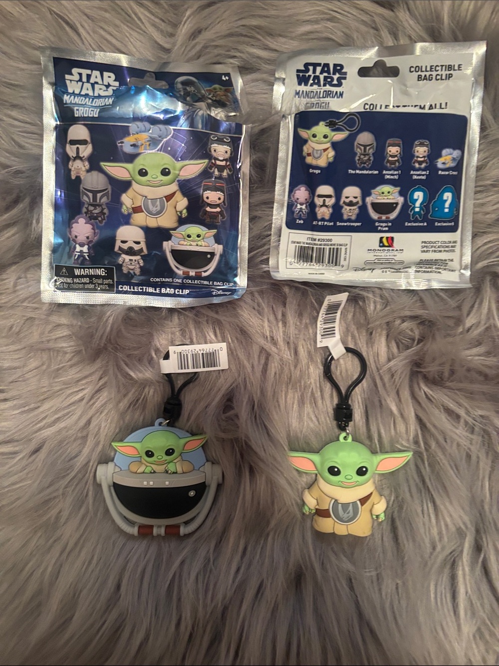 Star Wars Grogu Bag Clips - Set of 2